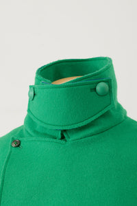Short P Coat Green