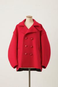 Short P Coat Red