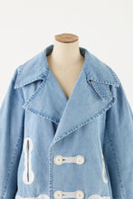 画像をギャラリービューアに読み込む, DENIM SHORT P COAT BLEACH
