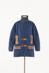 DENIM SHORT P COAT INDIGO