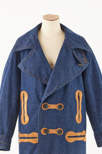 DENIM SHORT P COAT INDIGO