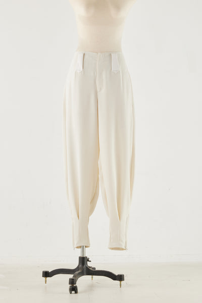 Drape Bontan Pants White