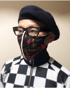 FASHION MASK RED SAZANKA - MEGMIURA